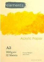 A3 Elements Acrylic Pad 360gsm