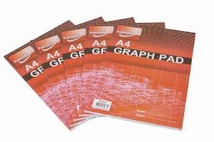 A4 160Pg Graph Refill Pad