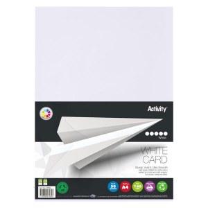 A4 Card 50 Sheets White