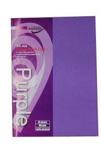 A4 PurpleCard 180gsm 50 Sheets