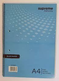 A4 Spiral Visual Aid Blue