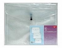 A5 Button Wallet 4 Pack Clear