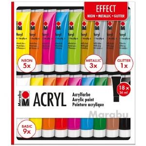 Acrylic Paint Effect 18 X 36ml
