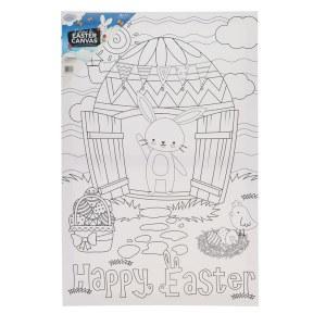 Colour In Easter Canvas 50x40