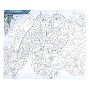 Colour My Canvas- Love Birds