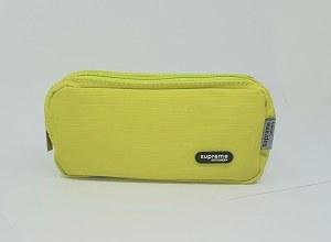 Double Pencil Case Lime Green