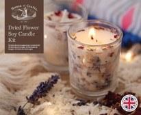 Dried Flower Soy Candle Kit