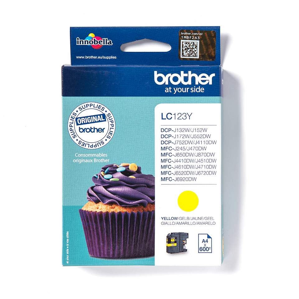 Brother LC123  Yellow
