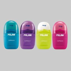 Milan 1 hole Sharpener  Eraser