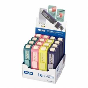 Milan Stick Sharpener & Eraser