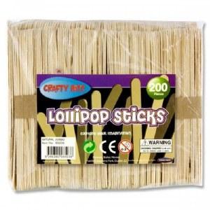 Natural Jumbo Lollipop 200Pk
