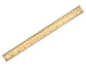 Wooden Ruler 30cm 12 