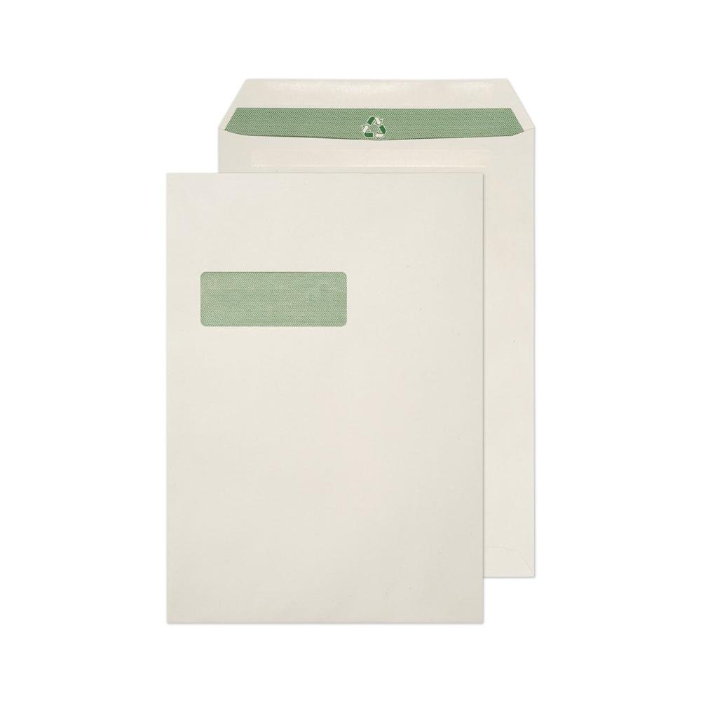 C4 Window Envelopes, Self Seal - 90gsm (Pack of 250)