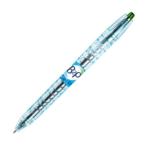 Pilot B2P Water Bottle Pen, Green (Pack of 10)