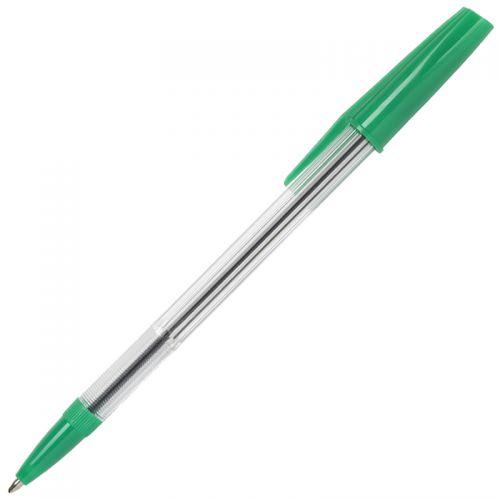 Ballpoint Pens, Green (Pack of 50)