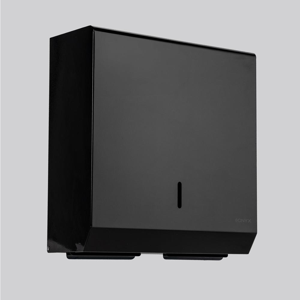Hand Towel Dispenser, Matte Black