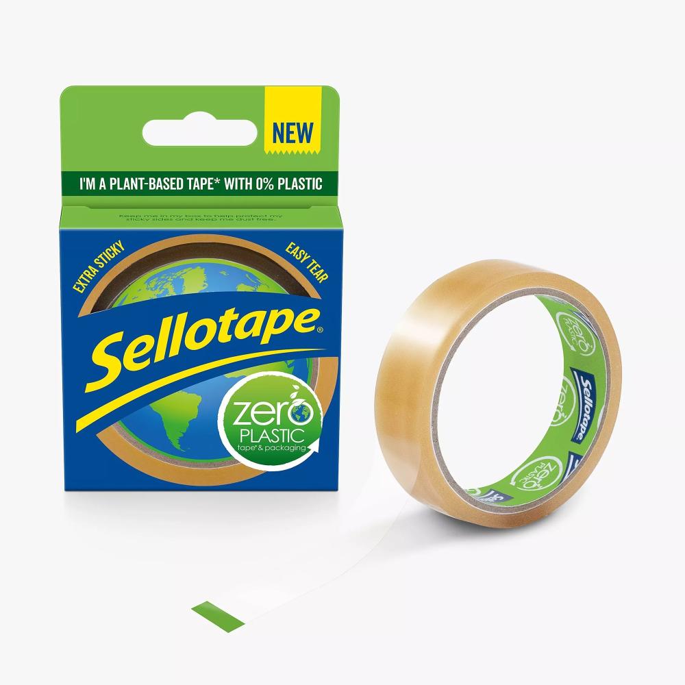 Zero Plastic Sellotape (Pack of 1)