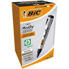 Red Bic Permanent Markes Bullet Tip