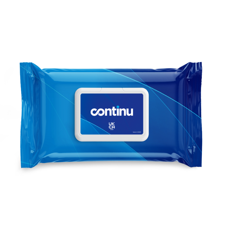 Continu 2 in 1 Wipes Flat Pack 200pk