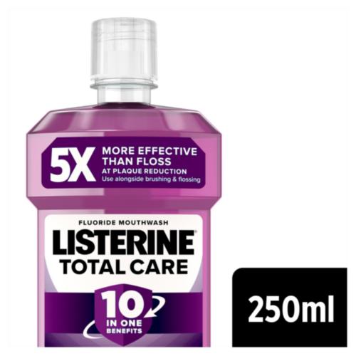 Listerine Total Care Clean Mint Mouthwash 250ml x 6