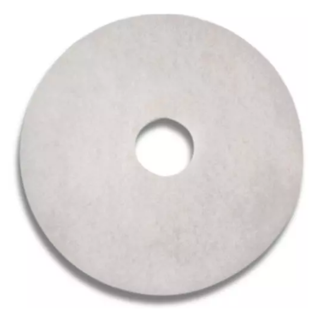 17" Floor Pads White x 1