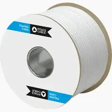 1MM 3 CORE FLEX WHITE 50MTR