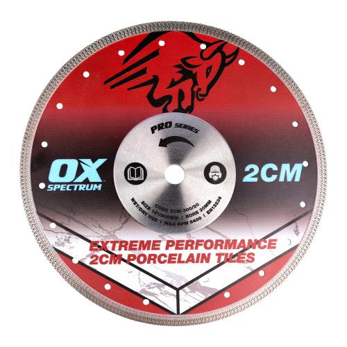 OX PRO 2CM PORCELAIN CUTTING TOOLS BLADE - 300/20MM