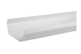 WHITE SQUARE GUTTER - 4M