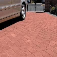 50MM RED DRIVEWAY BLOCK PAVING