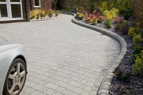 50MM NATURAL GREY PENCIL EDGE BLOCK PAVING - 3 SIZE MIX