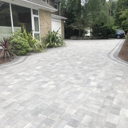 50MM SILVER GREY PENCIL EDGE BLOCK PAVING - 3 SIZE MIX