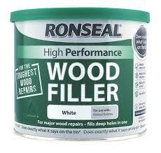 RONSEAL WOOD FILLER 550G 2 PART WHITE