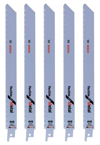 BOSCH RECIP S112BF 225MM X 5 BLADE METAL