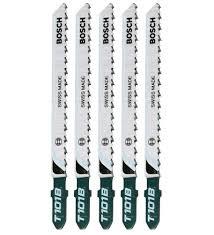 BOSCH JIGSAW BLADE T101B: WOOD CLEAN CUT 5/CARD