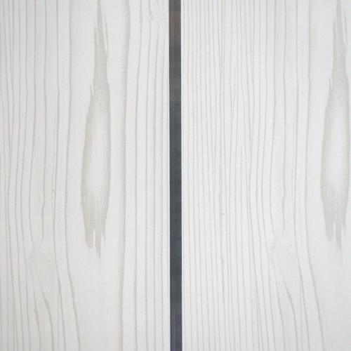 GRETA CLADDING WHITE ASH WOOD SILVER STRIP 2700 X 250 X 8 PACK OF 4