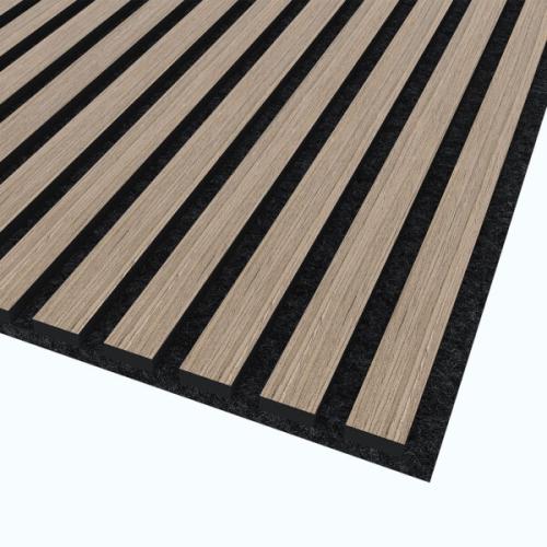 GRETA ACOUSTIC PANELS LIGHT WALNUT 2400X600 (2 SHEETS PER PACK)