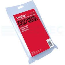 ALL PURPOSE 20MU POLY DUST SHEET 12' X 9'