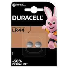 DURACELL LR44 1.5V ALKALINE - PACK OF 2