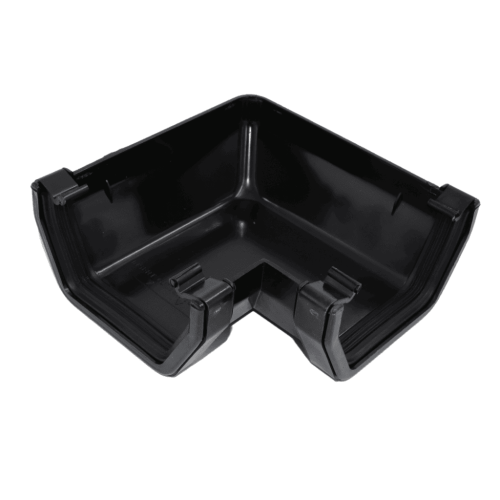 BLACK SQUARE GUTTER 90' ANGLE