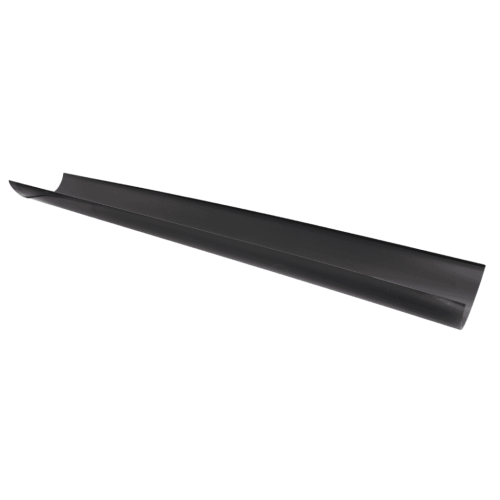 BLACK HALF ROUND GUTTER - 4M