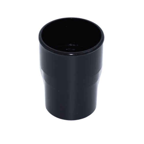 BLACK ROUND DOWNPIPE SOCKET CONNECTOR