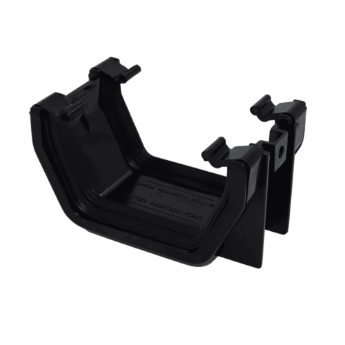 BLACK SQUARE GUTTER UNION BRACKET