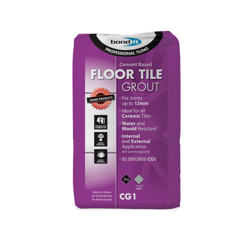 FLOOR TILE GROUT GREY 3KG