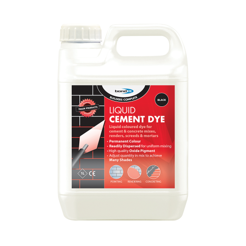 1L LIQUID CEMENT DYE BLACK