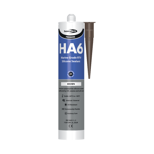 HA6 MARINE SILICONE BLACK 310ML