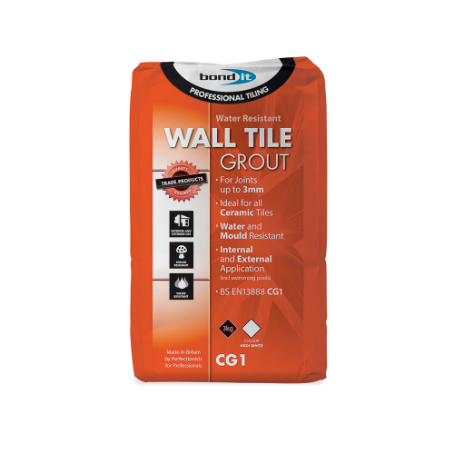 WALL TILE GROUT WHITE 3KG