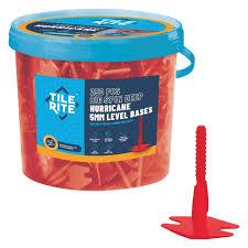 TILE RITE 5MM BIG SPIN HURRICANE TILE SPACER BASES (250PCS)