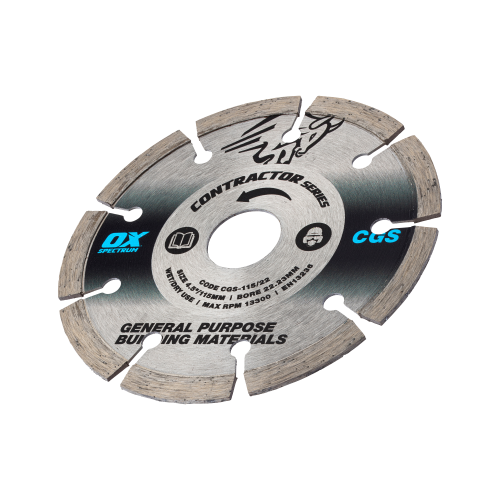OX OX CONTRACTOR DIAMOND BLADE - GENERAL PURPOSE - 115/22.23MM