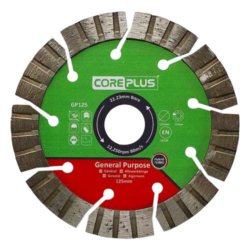 COREPLUS DIAMOND BLADE GEN-PURP HYBRID TURBO