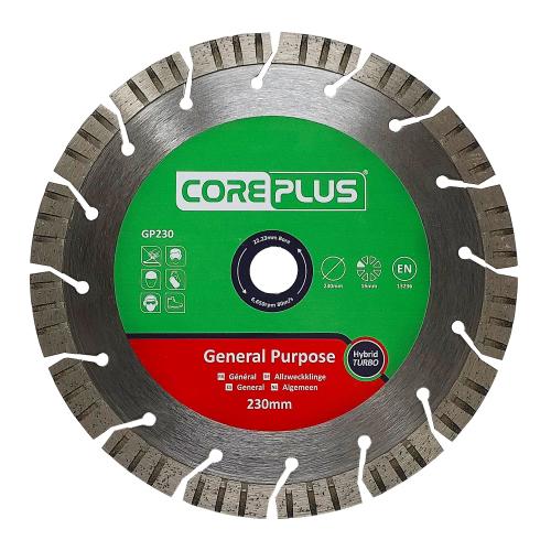 COREPLUS DIAMOND BLADE GEN-PURP HYBRID TURBO